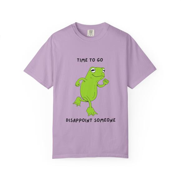 Comfort Colors Fun Frog Graphic Unisex T-shirt - Picture 1 of 7